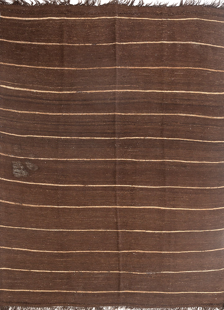 nayaab beige and brown jute and hemp flat weaves Rug - HeadShot