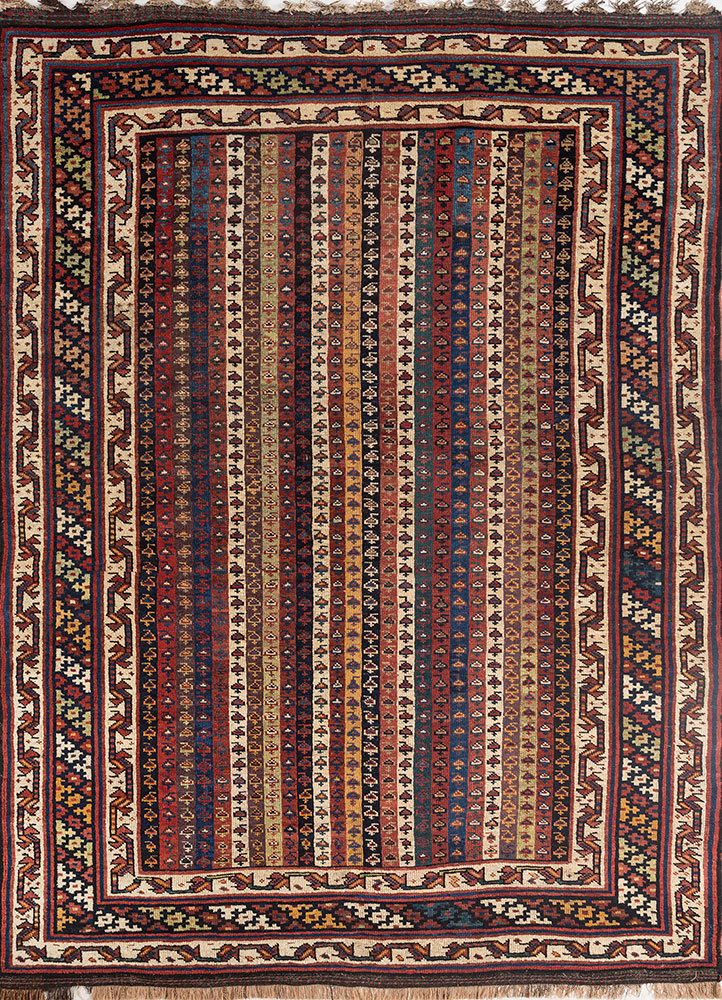 kiaan green wool hand knotted Rug - HeadShot