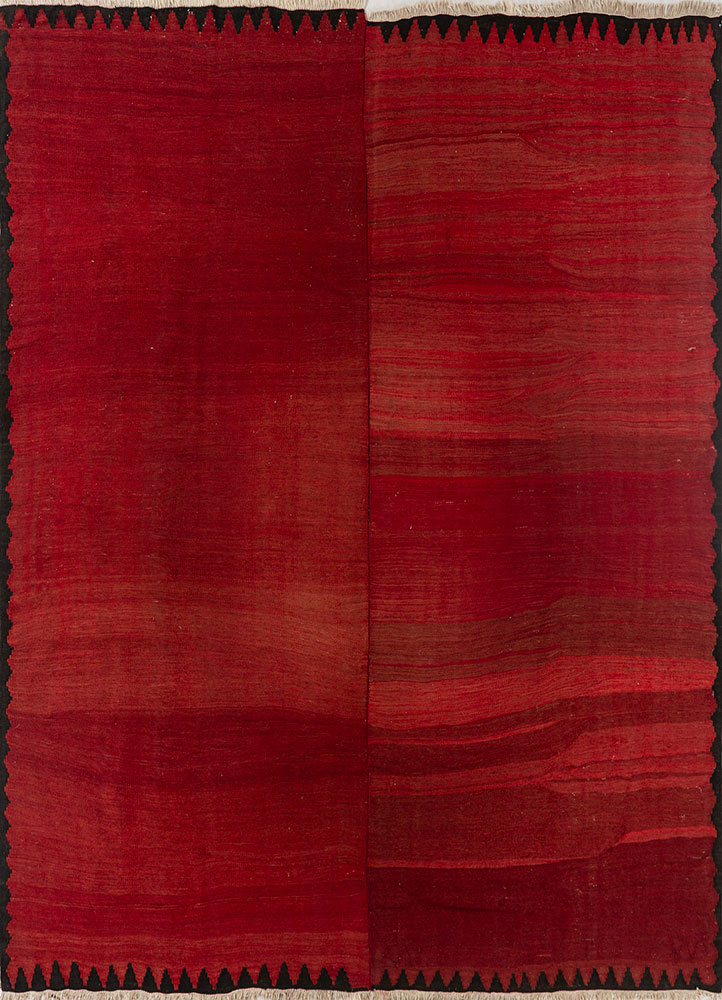 nuray pink and purple wool hand knotted Rug - HeadShot