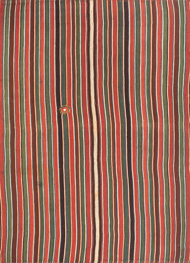 nayaab green wool flat weaves Rug - HeadShot