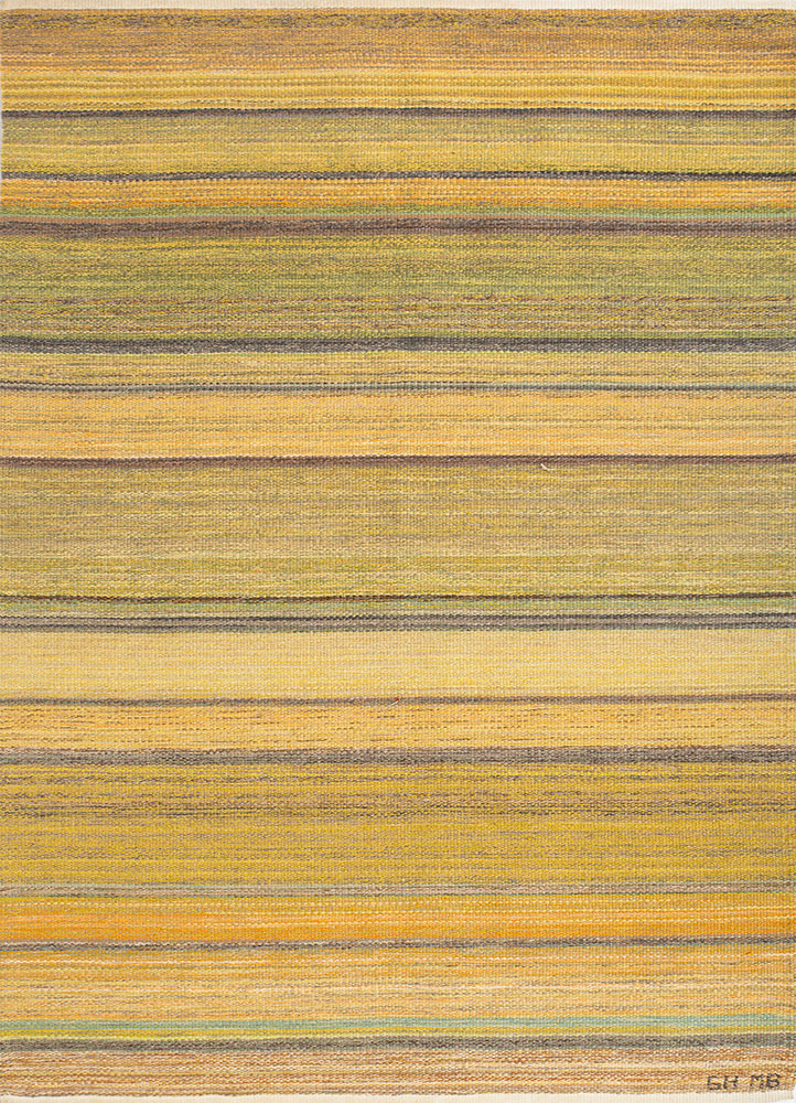 nayaab gold wool flat weaves Rug - HeadShot
