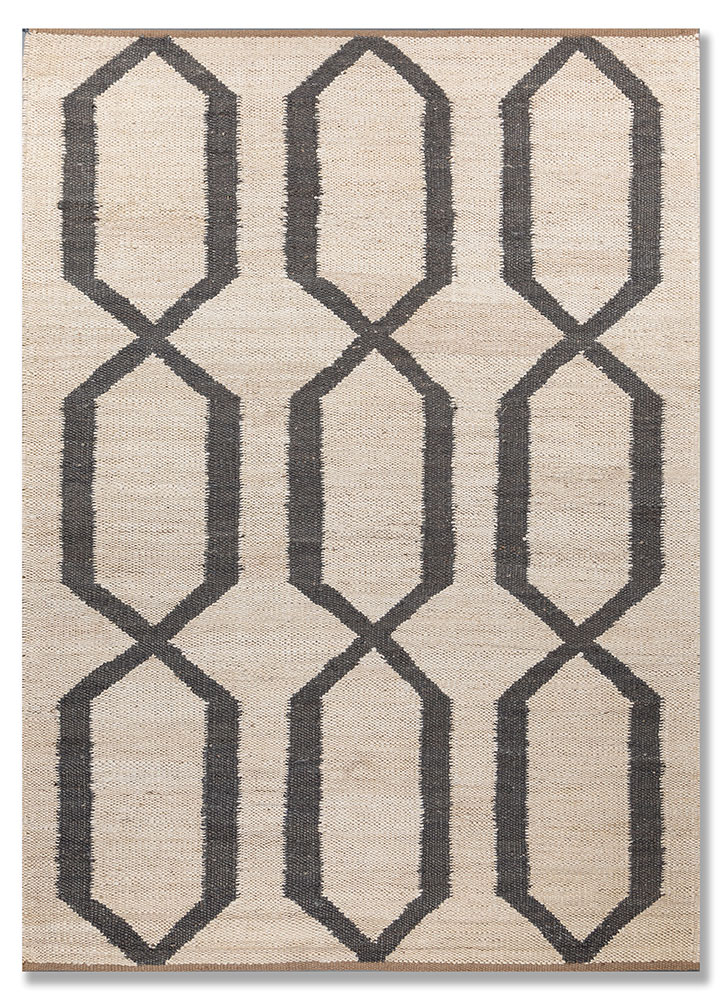 nomadic threads beige and brown jute and hemp flat weaves Rug - HeadShot