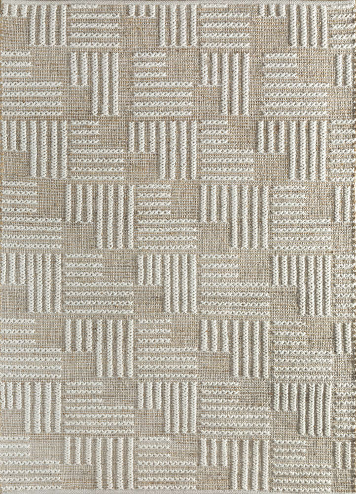 nomadic threads beige and brown jute and hemp flat weaves Rug - HeadShot