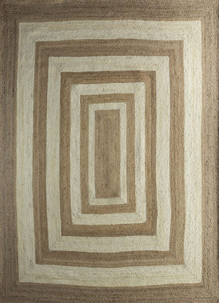 nomadic threads beige and brown jute and hemp flat weaves Rug - HeadShot