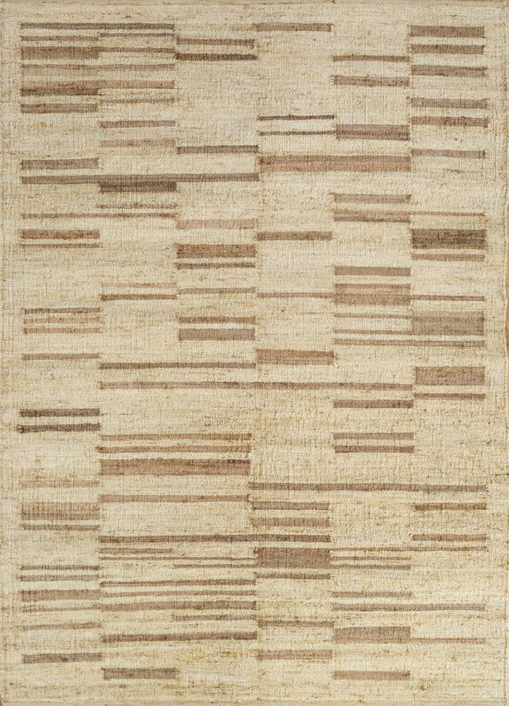 nomadic threads ivory jute and hemp flat weaves Rug - HeadShot