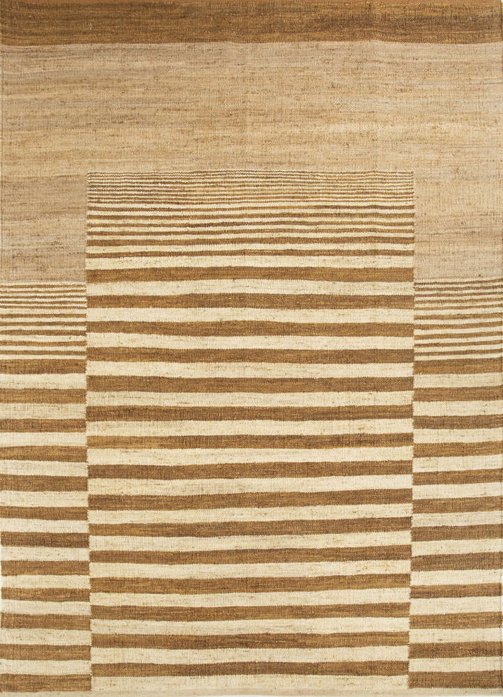 nomadic threads beige and brown jute and hemp flat weaves Rug - HeadShot