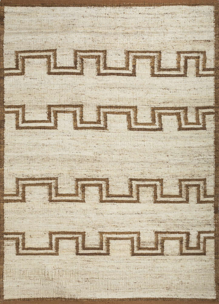 nomadic threads ivory jute and hemp flat weaves Rug - HeadShot