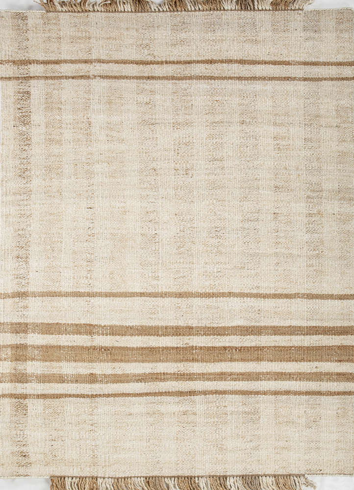 nomadic threads beige and brown jute and hemp flat weaves Rug - HeadShot