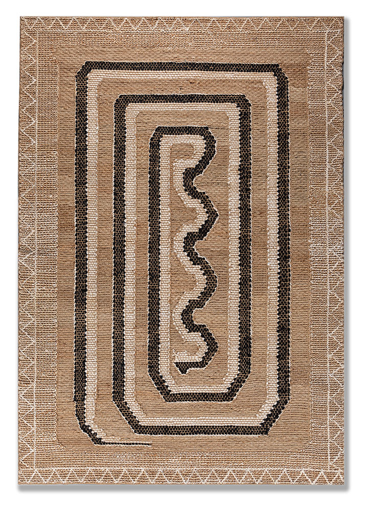 nomadic threads ivory jute and hemp flat weaves Rug - HeadShot