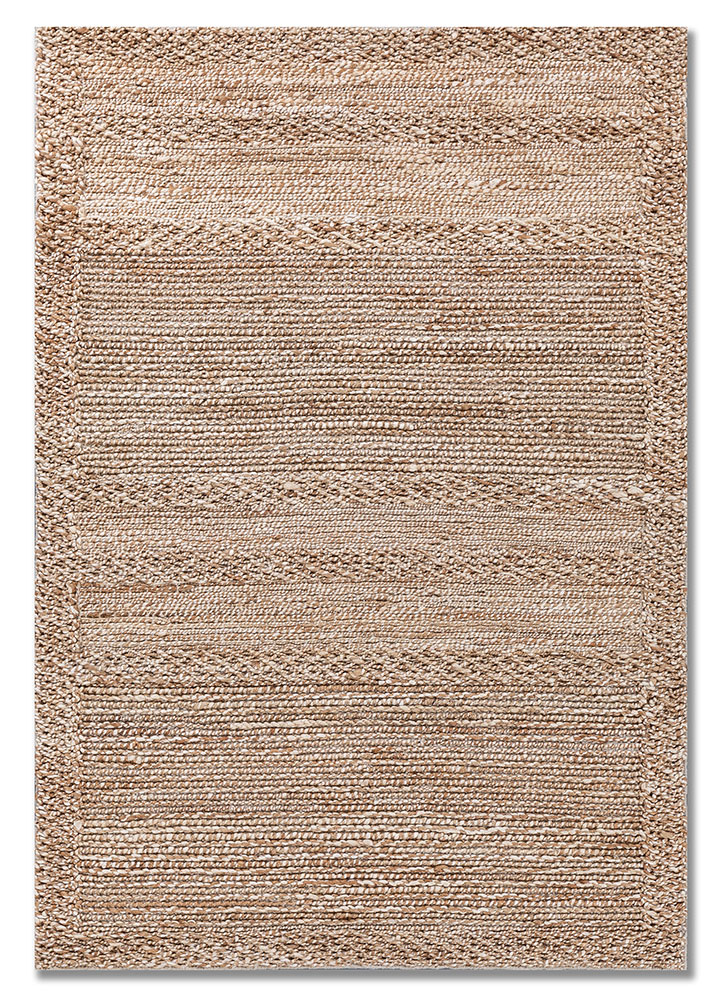 nomadic threads ivory jute and hemp flat weaves Rug - HeadShot