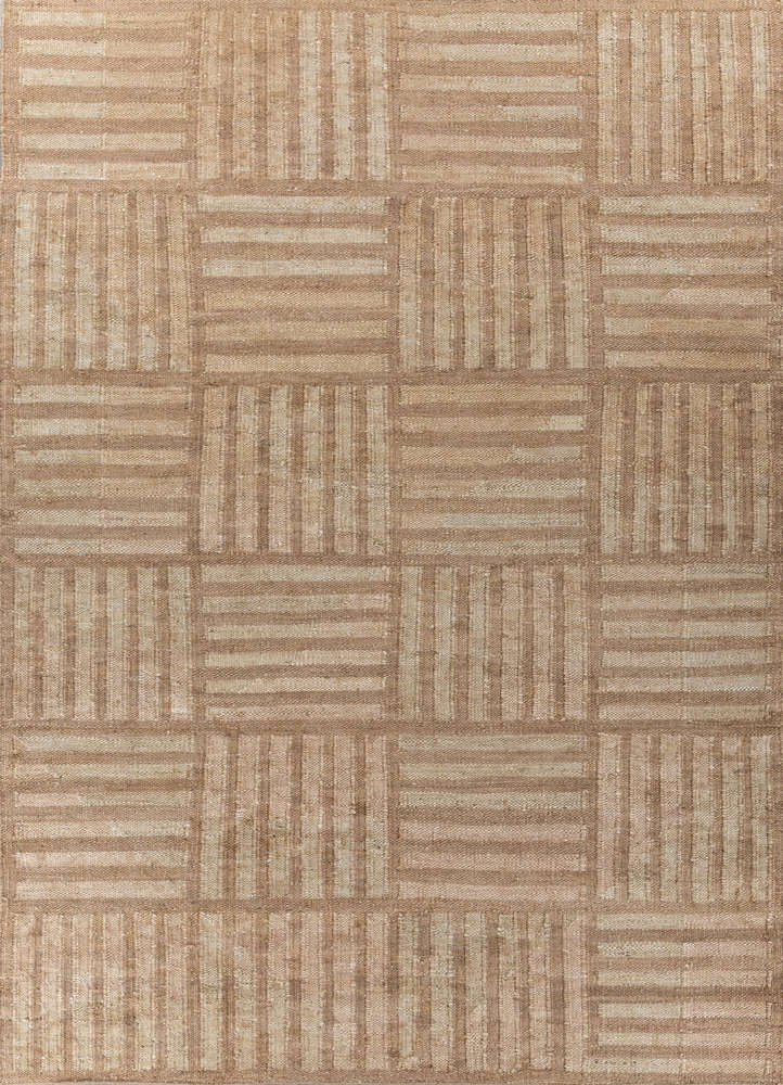 nomadic threads beige and brown jute and hemp flat weaves Rug - HeadShot