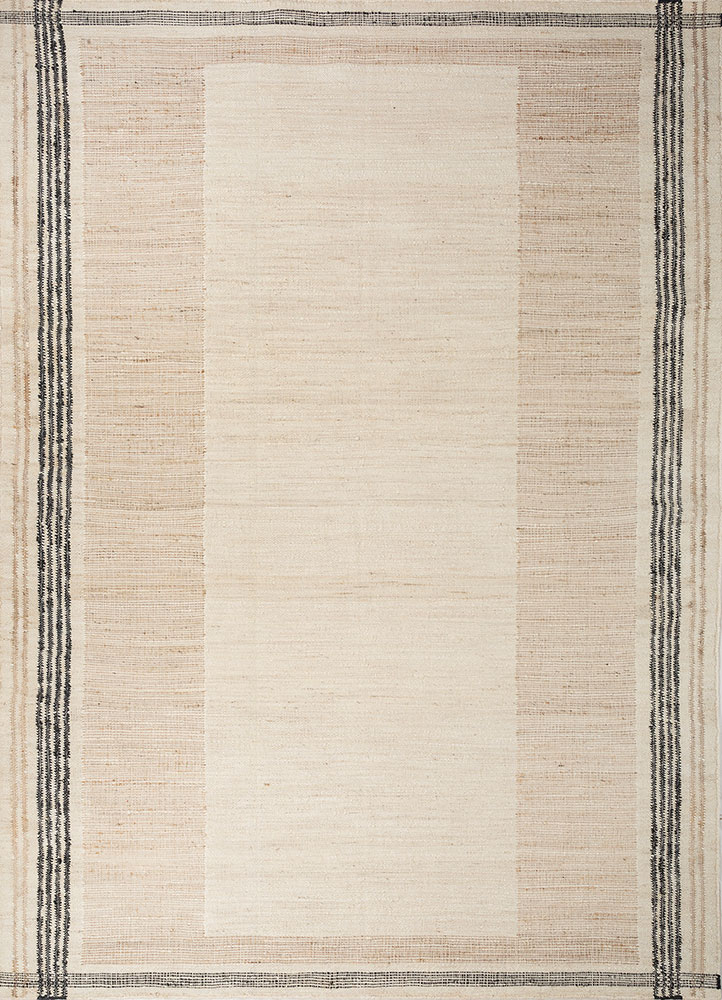 arfa_nat_nat ivory jute and hemp flat weaves Rug - HeadShot