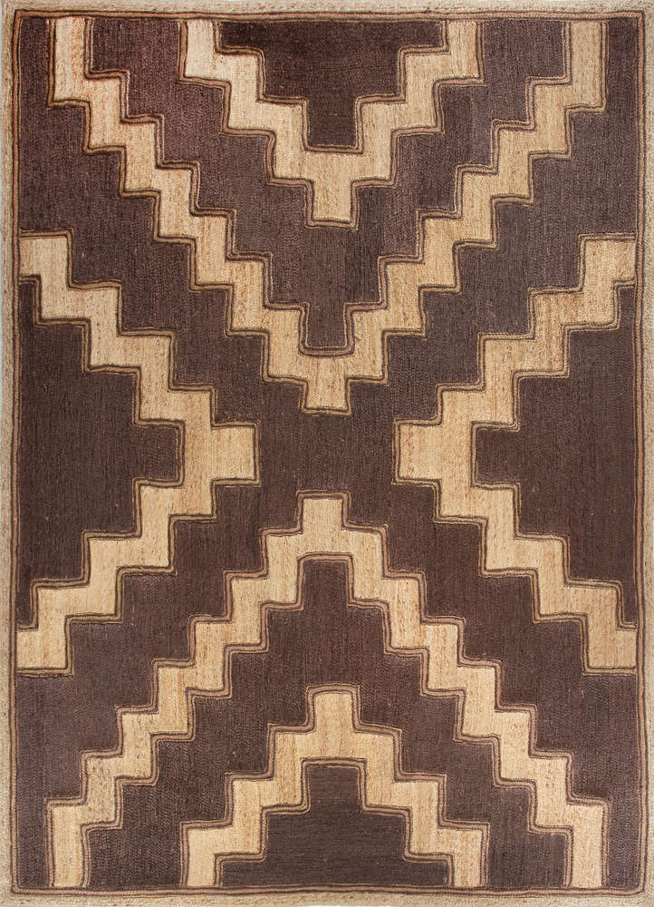 nomadic threads ivory jute and hemp flat weaves Rug - HeadShot