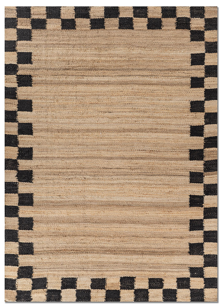 nomadic threads beige and brown jute and hemp flat weaves Rug - HeadShot