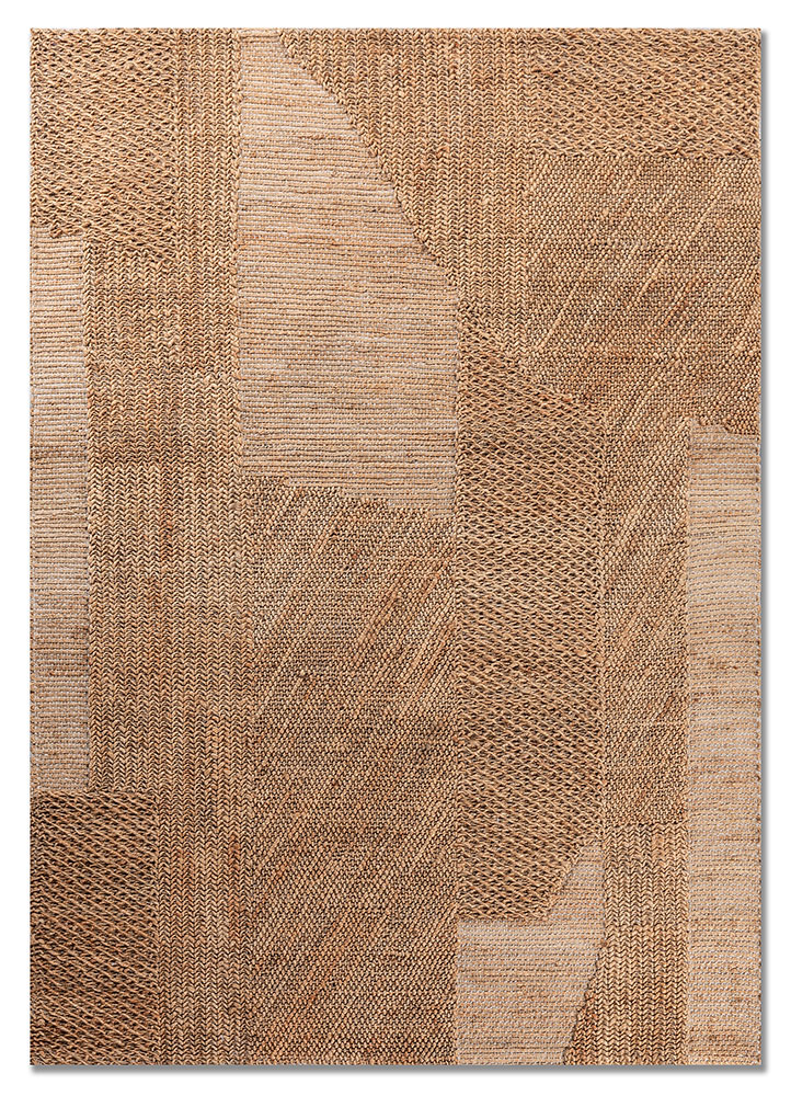 nomadic threads beige and brown jute and hemp flat weaves Rug - HeadShot