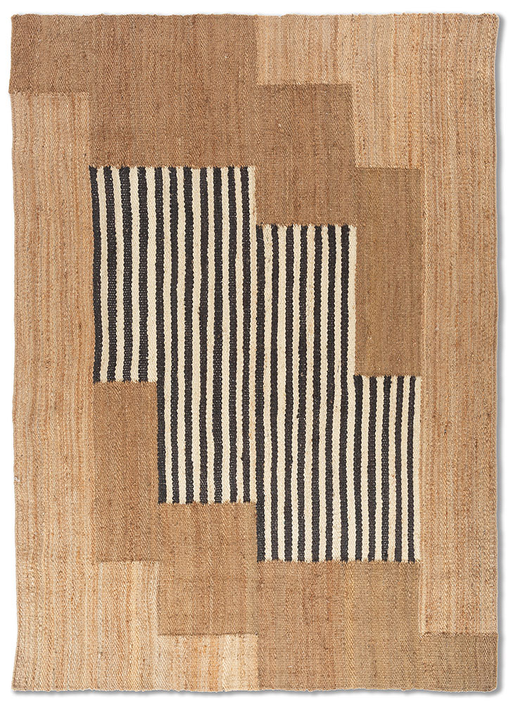 nomadic threads beige and brown jute and hemp flat weaves Rug - HeadShot