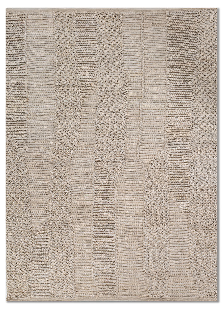 nomadic threads ivory jute and hemp flat weaves Rug - HeadShot
