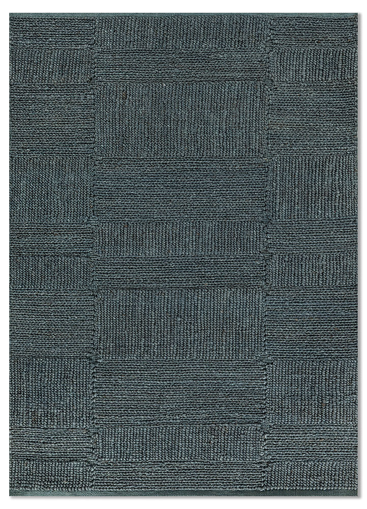 nomadic threads blue jute and hemp flat weaves Rug - HeadShot