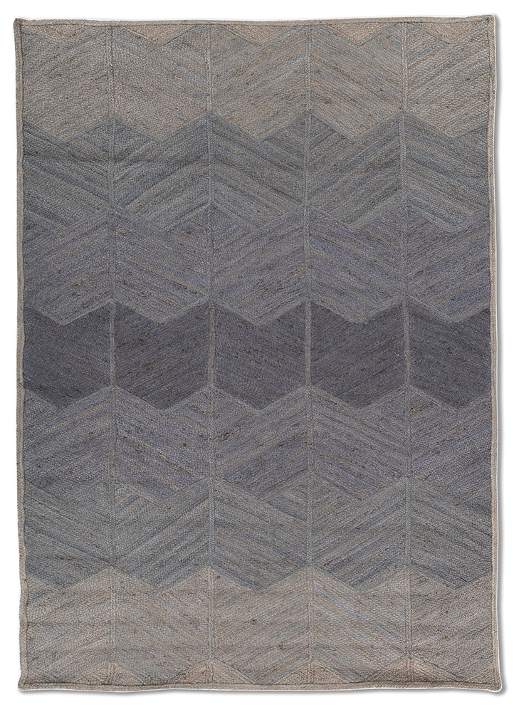 nomadic threads blue jute and hemp flat weaves Rug - HeadShot