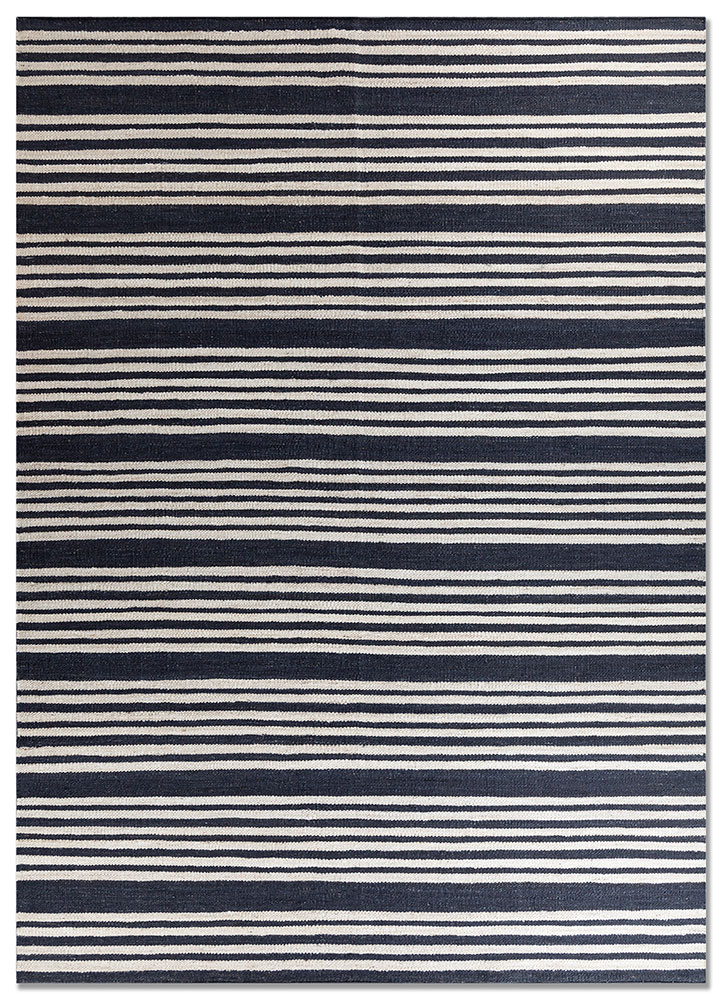 nomadic threads grey and black jute and hemp flat weaves Rug - HeadShot