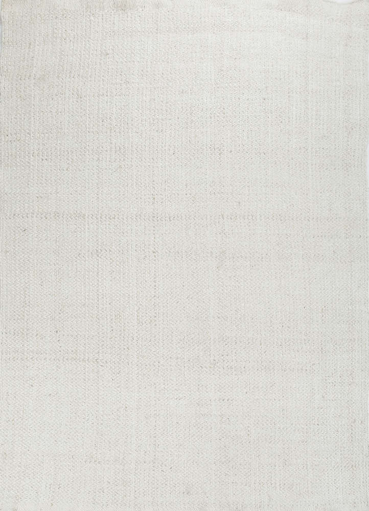 nomadic threads ivory jute and hemp flat weaves Rug - HeadShot