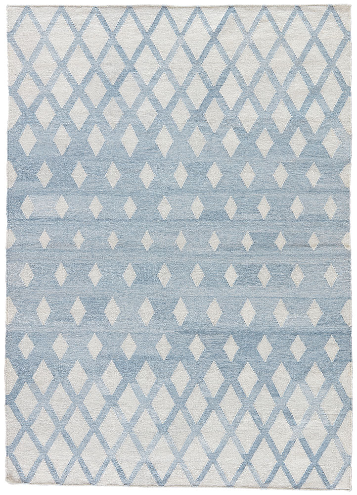 indusbar ivory polyester flat weaves Rug - HeadShot