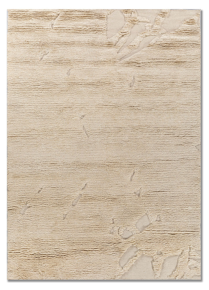 indusbar ivory wool flat weaves Rug - HeadShot