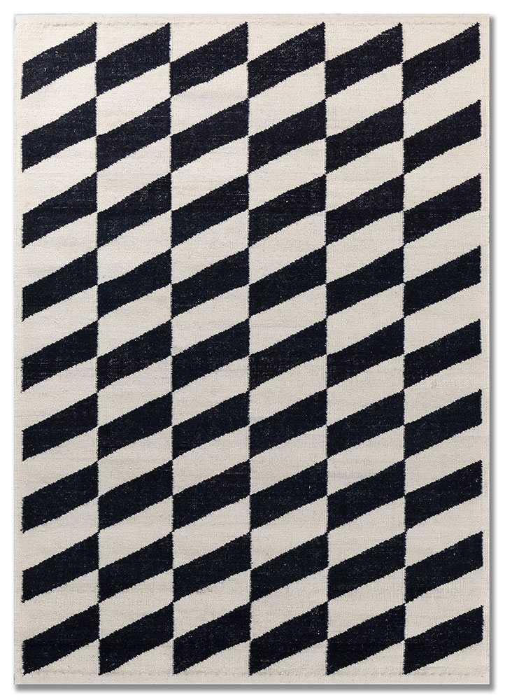 alhambra ivory wool flat weaves Rug - HeadShot