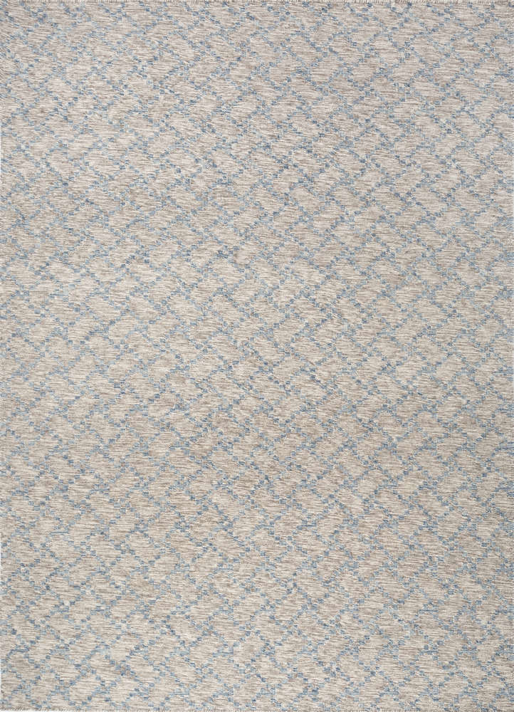 indusbar grey and black wool flat weaves Rug - HeadShot