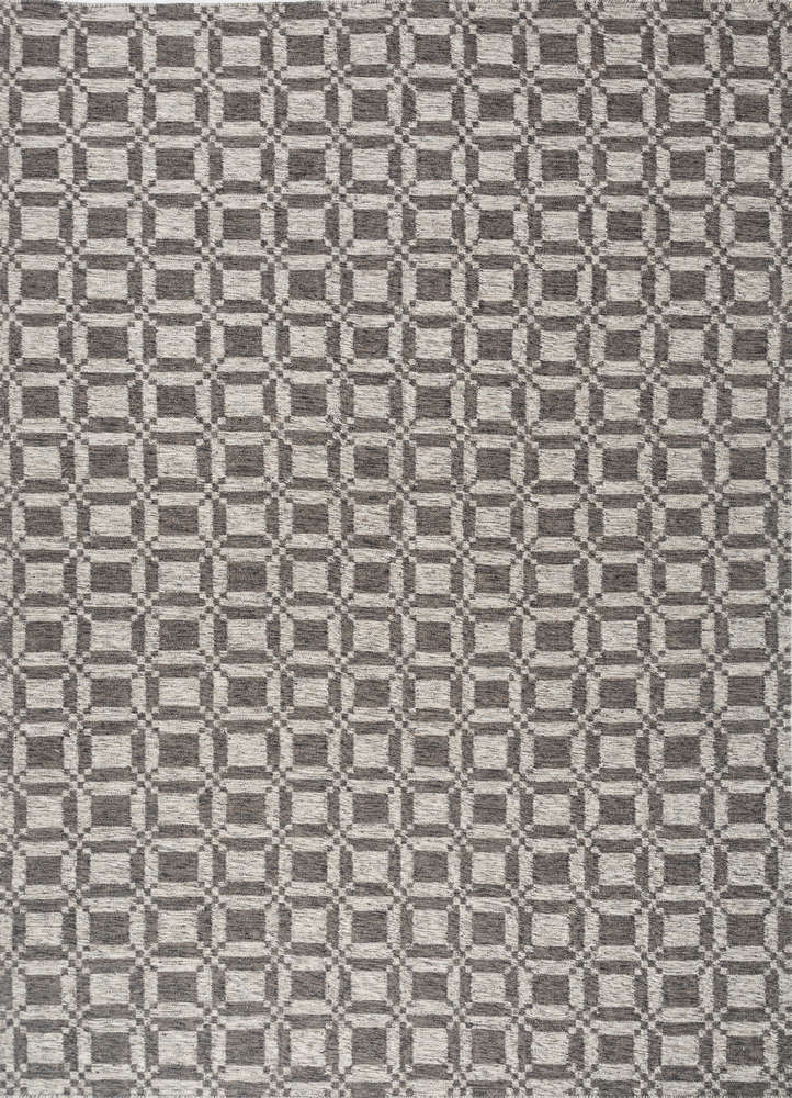 indusbar ivory wool flat weaves Rug - HeadShot