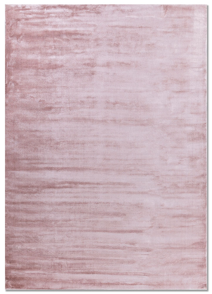 basis pink and purple viscose hand loom Rug - HeadShot