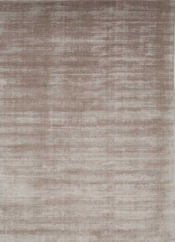 basis grey and black viscose hand loom Rug - HeadShot
