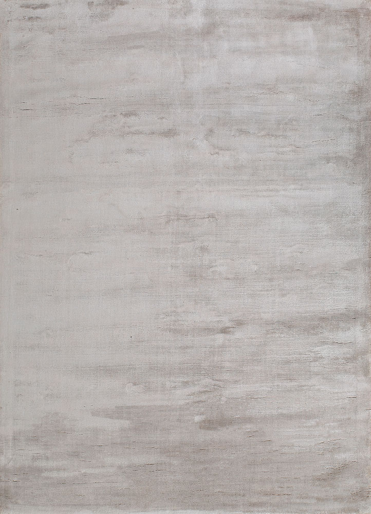 basis beige and brown viscose hand loom Rug - HeadShot