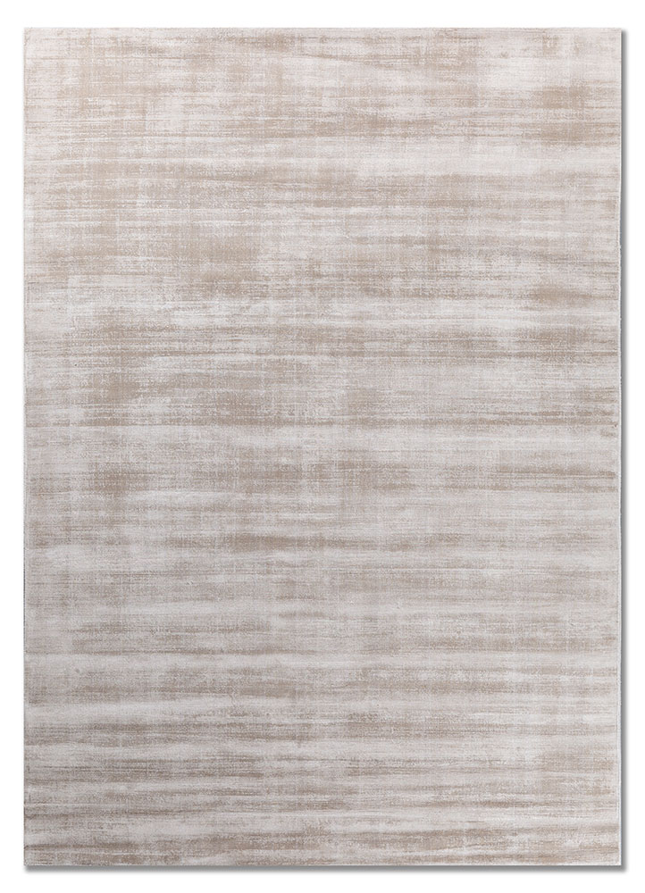 saga grey and black viscose hand loom Rug - HeadShot