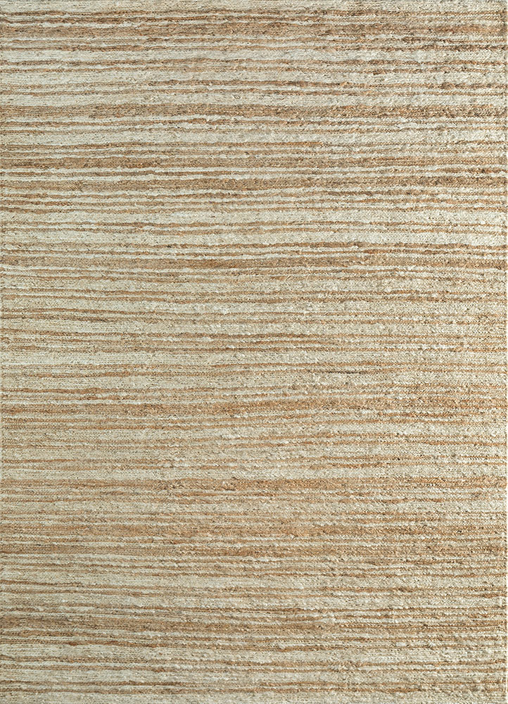 hula ivory jute and hemp hand knotted Rug - HeadShot
