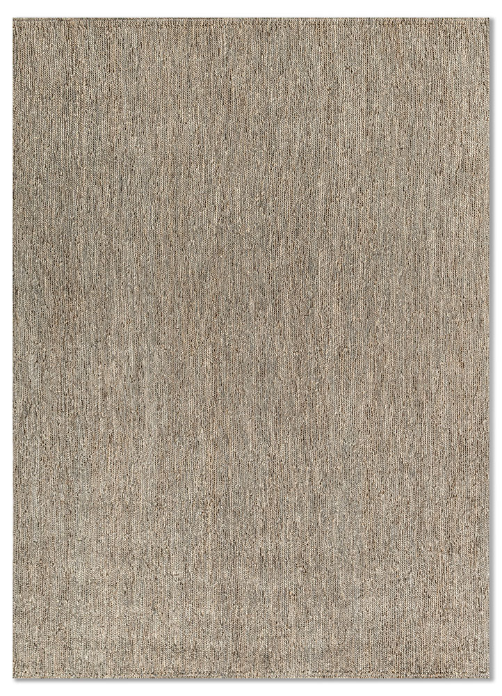 hula blue jute and hemp hand knotted Rug - HeadShot