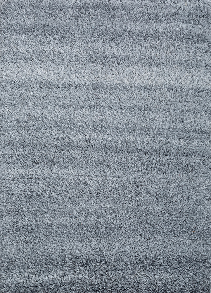 manifest grey and black polyester hand knotted Rug - HeadShot