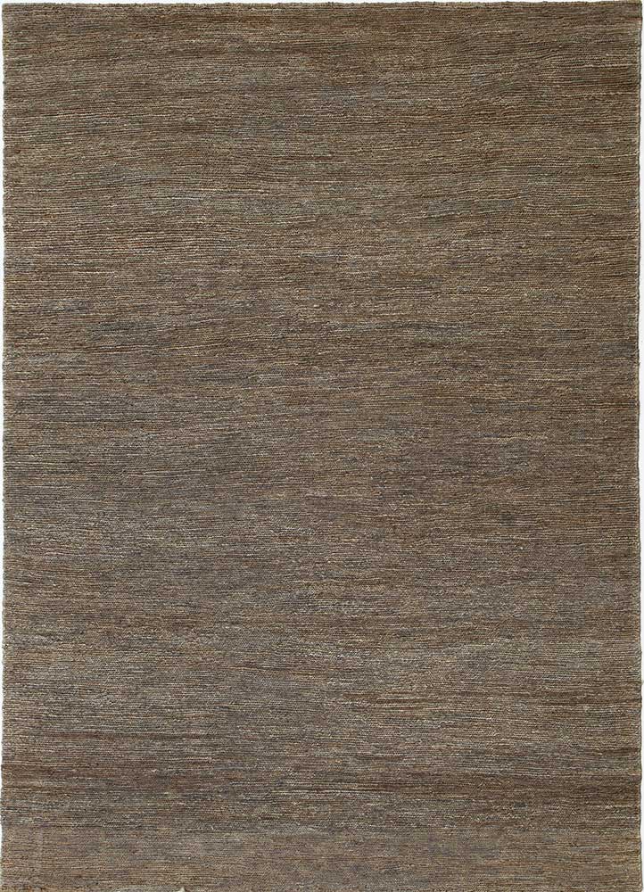 hula beige and brown jute and hemp hand knotted Rug - HeadShot