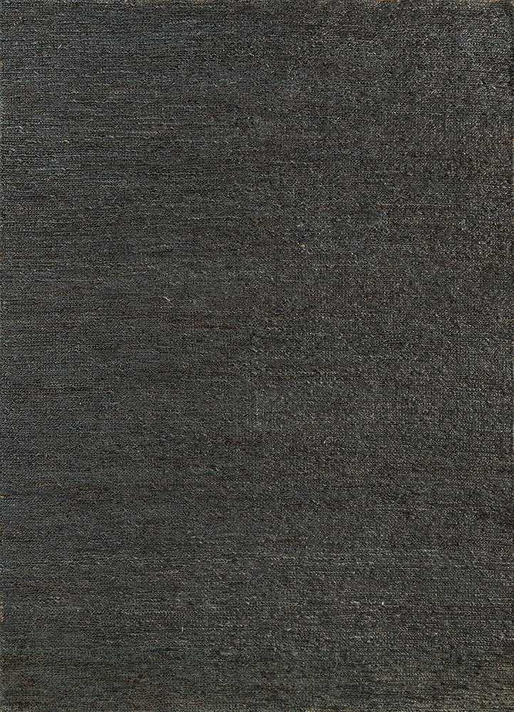 hula blue jute and hemp hand knotted Rug - HeadShot