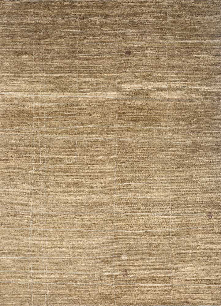 manifest green afghan wool hand knotted Rug - HeadShot