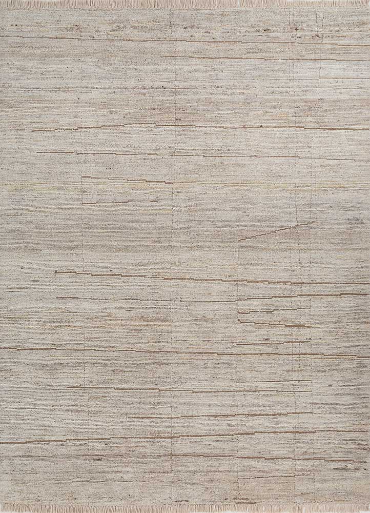manifest ivory afghan wool hand knotted Rug - HeadShot
