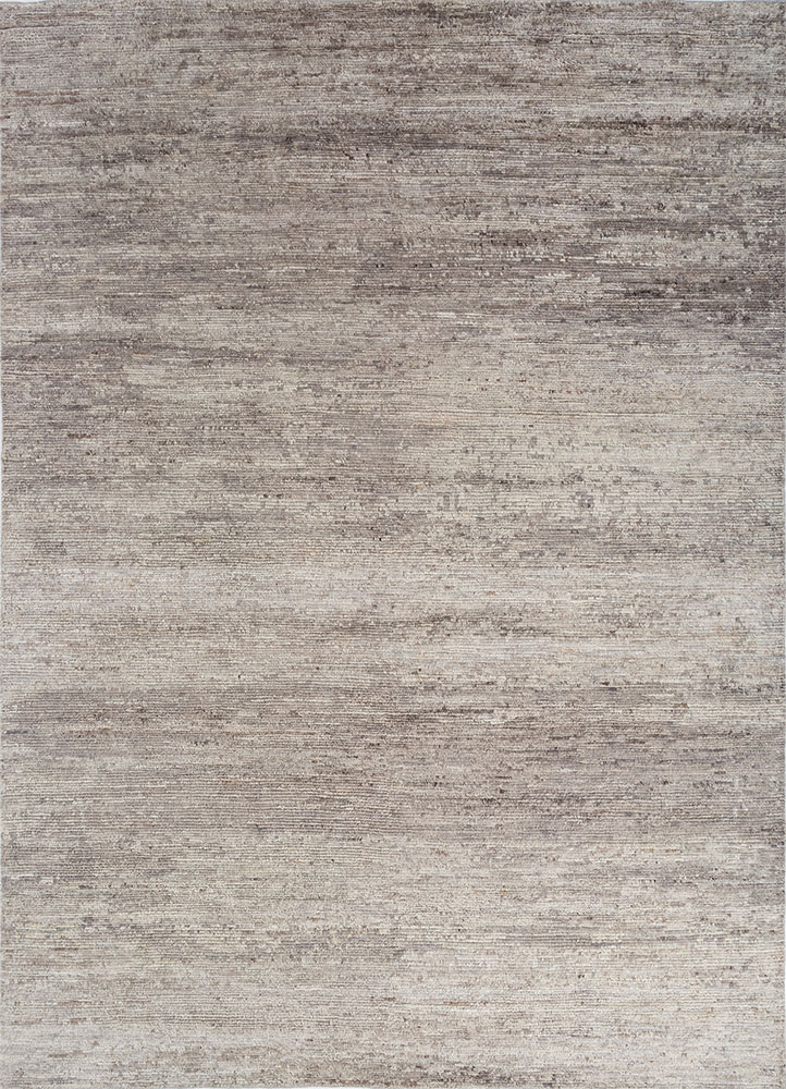 manifest grey and black afghan wool hand knotted Rug - HeadShot