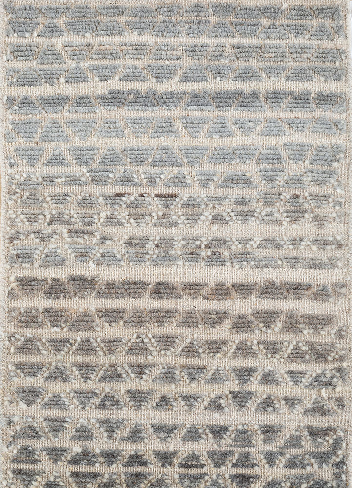 manifest ivory afghan wool hand knotted Rug - HeadShot