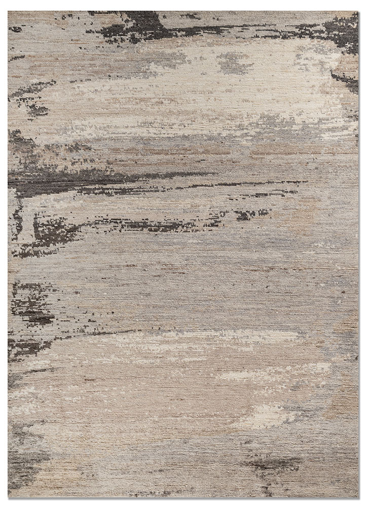 uvenuti ivory afghan wool hand knotted Rug - HeadShot