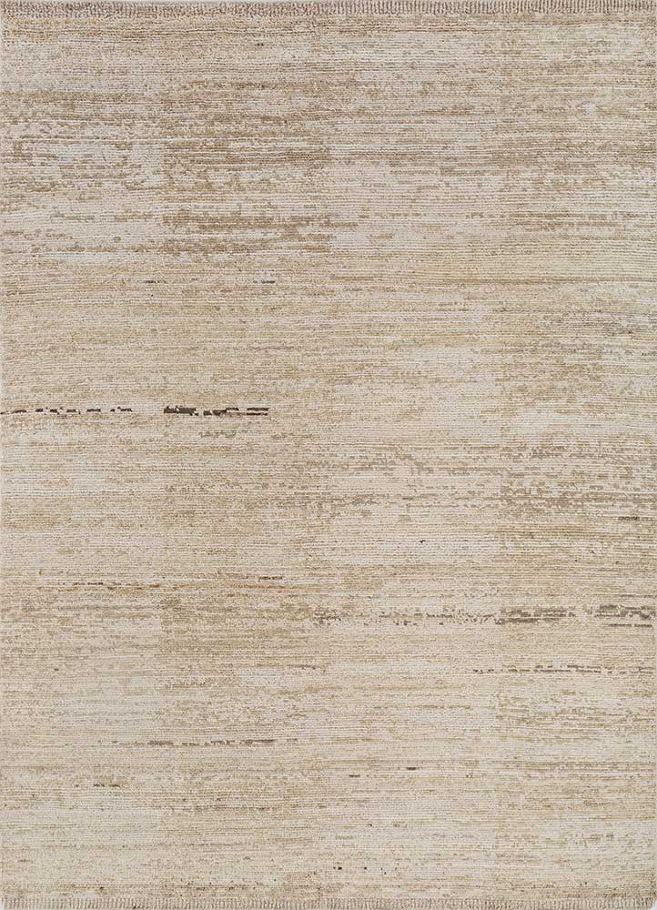 manifest gold afghan wool hand knotted Rug - HeadShot