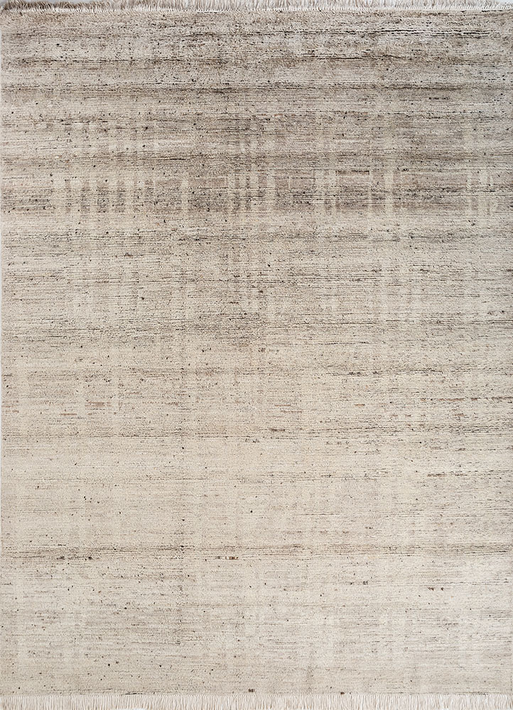 manifest ivory afghan wool hand knotted Rug - HeadShot