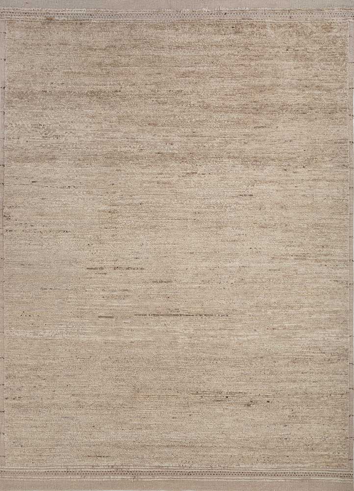 manifest ivory afghan wool hand knotted Rug - HeadShot