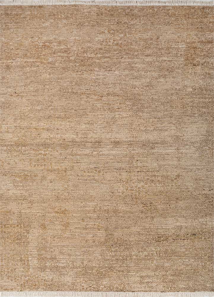 manifest beige and brown afghan wool hand knotted Rug - HeadShot