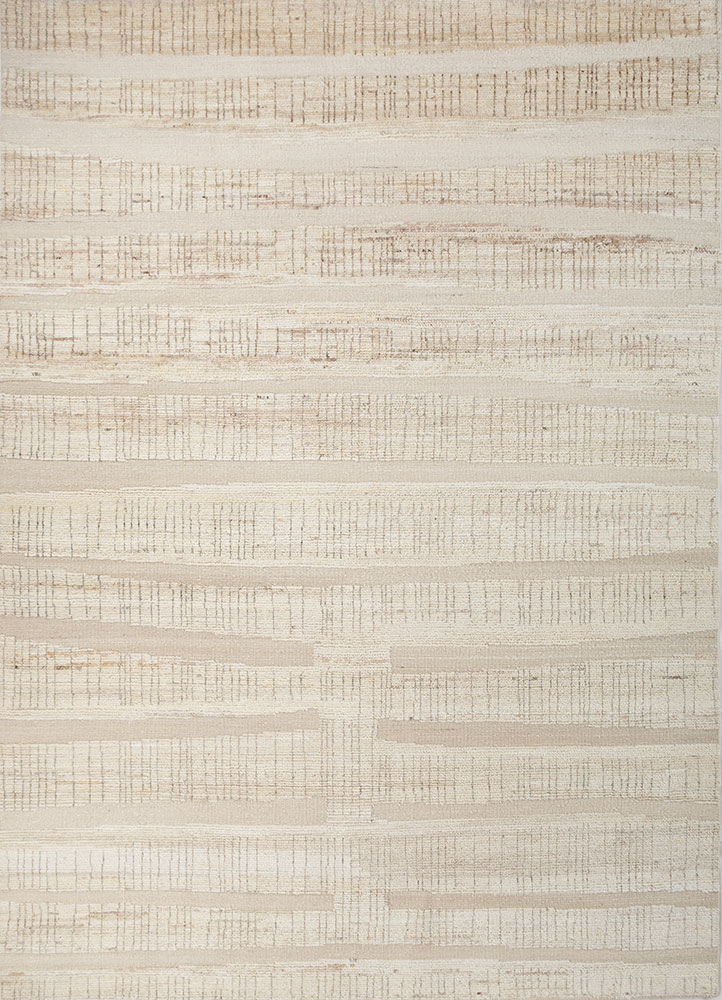 manifest ivory afghan wool hand knotted Rug - HeadShot