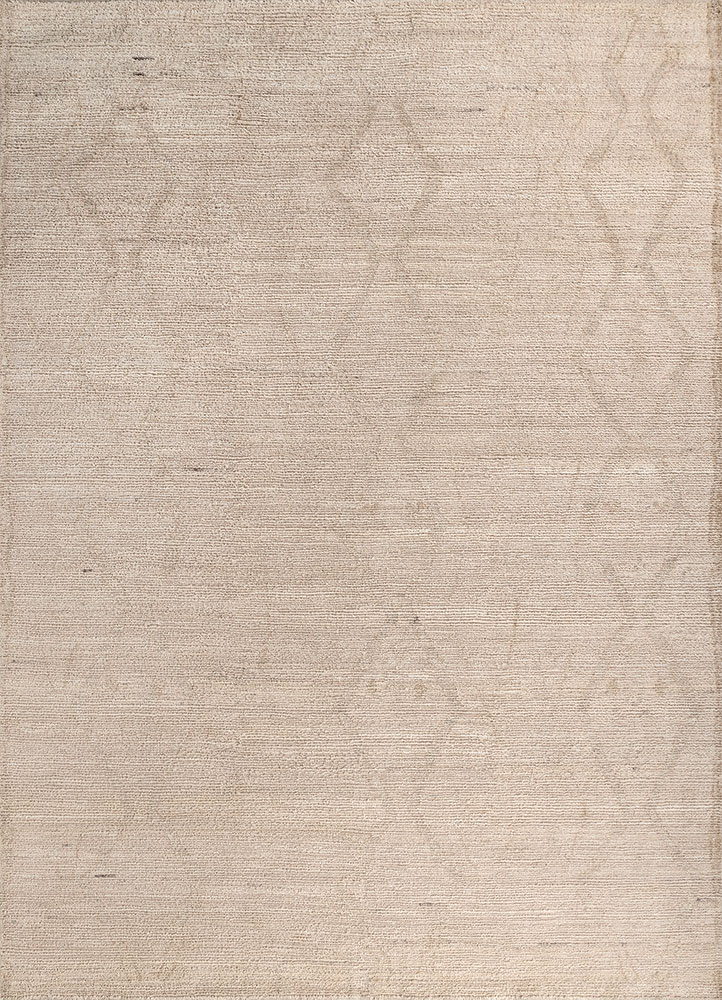 manifest ivory wool hand knotted Rug - HeadShot